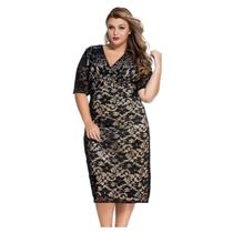 Vestido Renda Festa 79 Plus Size Madrinha Formatura Civil Noite