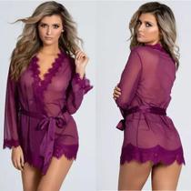 Vestido Renda Lingerie ElaShopp