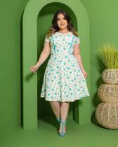 Vestido Rodado Bolinha Feminino Casual Evangelico Cristã Madrinha Trabalho Princesa Menina