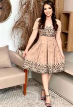 Vestido Rodado Godê Plus Size Princesa Evangélico Social Festas Midi Médio Barato