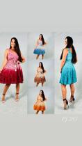 Vestido Rodado Luxo Feminino Tam P ( Cor azul