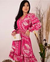 vestido rodado rosa vestido rodado rosa