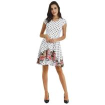 Vestido Rodado Social Moda Evangélica Feminino Malha Crepe Vestido Rodado Social Moda Evangélica Feminino Malha Crepe