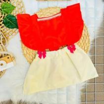 Vestido Romper Personagens e Temático para Bebê