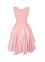 Vestido Rosa Claro Infantil Lese Festa Aniversário