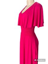 Vestido rosa com mangas Vestido rosa com mangas