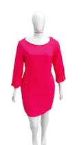 vestido rosa com tecido super leve