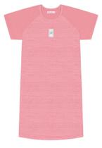 Vestido Rosa Curto Mesclado Infantil Dway