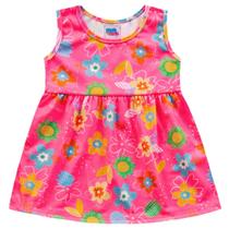 Vestido Rosa Neon Floral Kiko E Kika Vestido Rosa Neon Floral Kiko E Kika