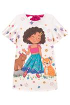Vestido Roupa Infantil Menina Em Cotton Linho Manga Curta Estampa Delicada Moda Verão Kukiê Vestido Roupa Infantil Menina Em Cotton Linho Manga Curta Estampa Delicada Moda Verão Kukiê