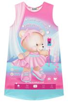 Vestido Roupa Neo Fresh Kukiê Meninas Estampa Ursinha Estilo Regata Confortável Dias Quentes Vestido Roupa Neo Fresh Kukiê Meninas Estampa Ursinha Estilo Regata Confortável Dias Quentes