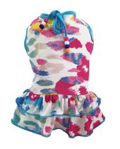 Vestido Roupa Pet Verão Outono Cachorro Shitzu Spitz Lulu Yorkshire Gato Fêmea Pickorruchos - Médio