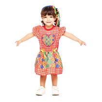 Vestido Roupa Quadrilha Festa Junina para Bebê Infantil Menina Baby Vestido Roupa Quadrilha Festa Junina para Bebê Infantil Menina Baby