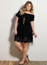 Vestido Roupas Femininas Ombro A Ombro Ciganinha Plus Size