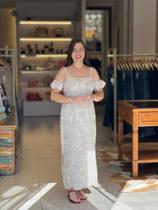 Vestido rute bordado alça