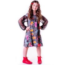 Vestido saia de filó