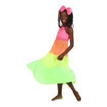 Vestido saída piscina tule siri kids infantil 39120 Vestido saída piscina tule siri kids infantil 39120