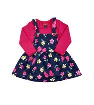 Vestido / Salopete Bebe Tamanho M Manga Longa Kyly/Milon Inverno