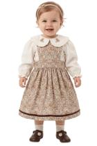 Vestido salopete infantil Floral com Camisa Papilloo Vestido salopete infantil Floral com Camisa Papilloo