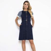 Vestido salopete jeans azul laura rosa