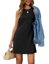 Vestido Sampeel 2025 Preto Gola Redonda Casual M Vestido Sampeel 2025 Preto Gola Redonda Casual M