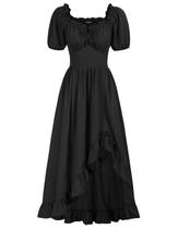 Vestido Scarlet Darkness Medieval Fairy Renaissance Black XL