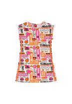 Vestido Sem Mangas em Meia Malha Infantil Bee Loop