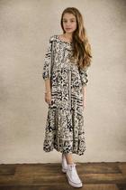 Vestido Seraphina longo em viscose Vestido Seraphina longo em viscose