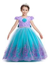 Vestido Sereia Princesa Ariel Festa Luxo Aniversário Baile F Vestido Sereia Princesa Ariel Festa Luxo Aniversário Baile F