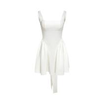 Vestido Sexy com Saia Suspensa e Nó Borboleta - Verão 2024