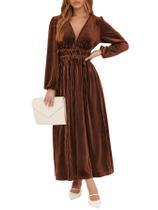 Vestido Sissyaki de Veludo com Manga Comprida - Outono/Inverno - Tamanho Grande Vestido Sissyaki de Veludo com Manga Comprida - Outono/Inverno - Tamanho Grande