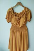 Vestido social bege elástico tamanho único Vestido social bege elástico tamanho único