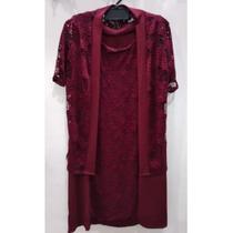 Vestido social tubinho midi com bolero casaco de renda esporte fino festa moda evangélica jovem senhora plus size tamanhos grandes Vestido social tubinho midi com bolero casaco de renda esporte fino festa moda evangélica jovem senhora plus size tamanhos grandes