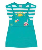 Vestido Sol Infantil Menina em Malha - MalweeKids Vestido Sol Infantil Menina em Malha - MalweeKids