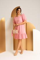 Vestido Soltinho Poa Crepe Jana Marcal
