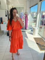 Vestido Solto Máxi Midi