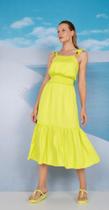 Vestido solto midi tamanho p/m