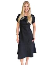 Vestido suede feminino miravest ref: mir262326