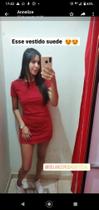 Vestido suede no p e m Vestido suede no p e m