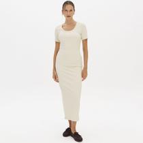 Vestido Super Mid Easy Lança Perfume Cane In26 Bege Feminino