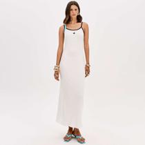 Vestido Super Mid Lança Perfume Fris Pr26 Off White Feminino Vestido Super Mid Lança Perfume Fris Pr26 Off White Feminino