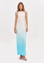 Vestido Super Midi Com Fenda Posterior 502VE011786 Tamanho P Lança Perfume