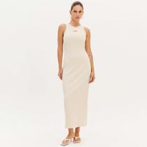 Vestido Super Midi Easy Lança Perfume Noo Ve26 Bege Feminino