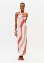 Vestido Super Midi Estampado Frente Única Tamanho P Ref 502VE012337