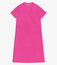 Vestido Super Midi Feminino Plus Size Secret Glam Rosa