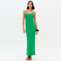 Vestido Super Midi Lança Perfume Canelad Ve26 Verde Feminino