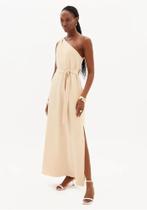 Vestido Super Midi Ombro Único Com Faixa 502VE011389 Vestido Super Midi Ombro Único Com Faixa 502VE011389