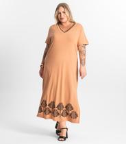 Vestido Super Midi Plus Size Secret Glam