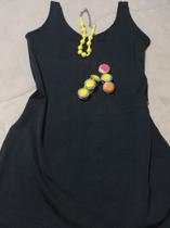 Vestido suplex tubinho curto .