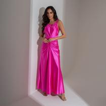 Vestido susie longo acetinado elegante